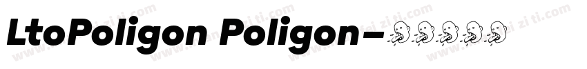 LtoPoligon Poligon字体转换